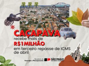 Leia mais sobre o artigo Municípios paulistas recebem mais de R$ 465 milhões em recursos de ICMS