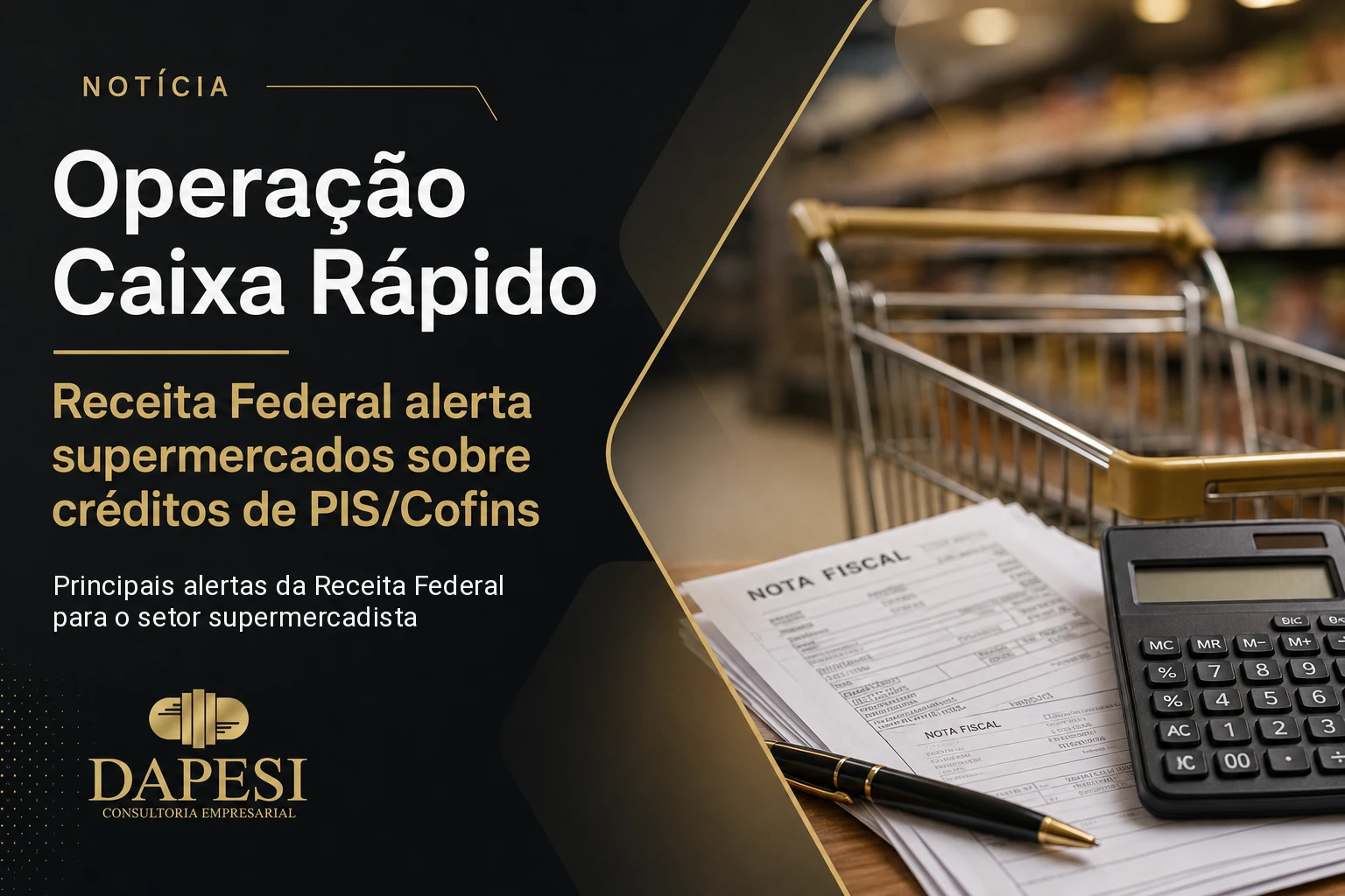 Operação Caixa Rápido: Receita Federal alerta supermercados sobre créditos de PIS/Cofins - Principais alertas da Receita Federal para o setor supermercadista